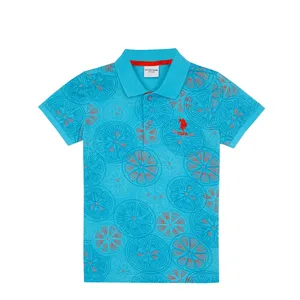 پولوشرت آستین کوتاه پسرانه یو اس پولو مدل BO10109