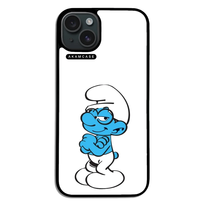 کاور آکام مدل AMC-WA15PLUS-SMURFS-26 مناسب برای گوشی موبایل اپل iPhone 15 Plus