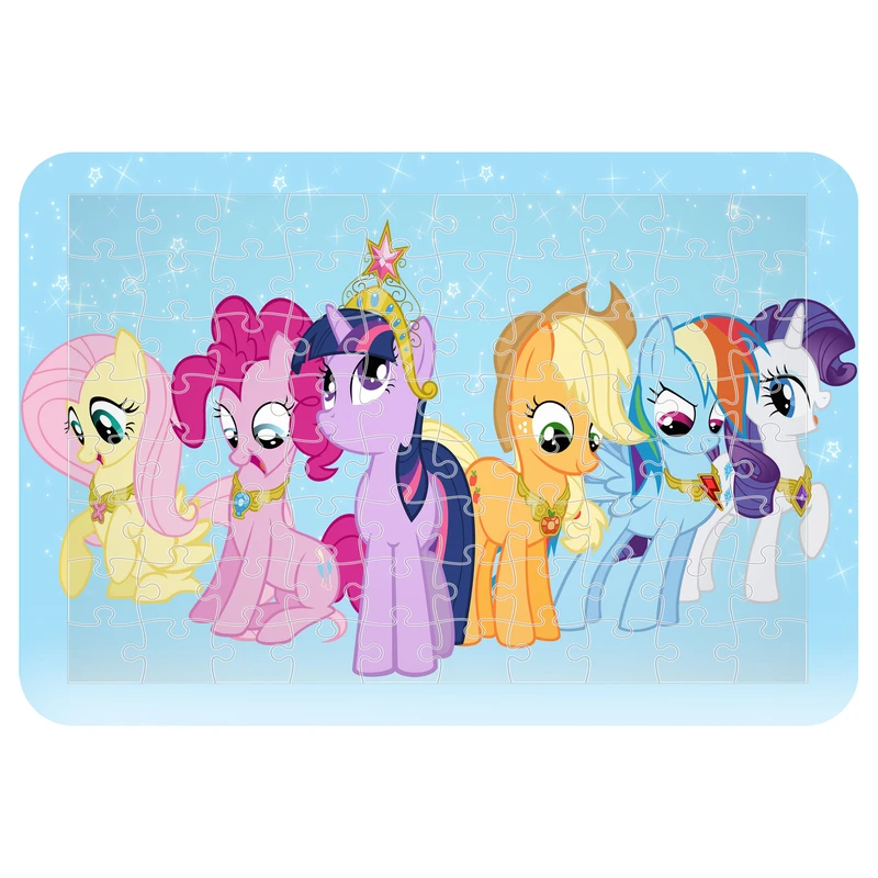 پازل 54 تکه اطلس آبی طرح کارتون  یونیکورن  مدل P1627