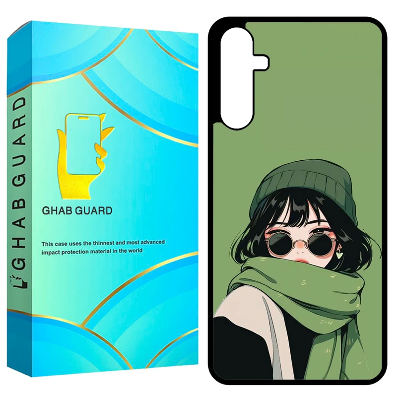 کاور قاب گارد طرح دختر مدل GCHPA24 مناسب برای گوشی موبایل سامسونگ Galaxy A24 4G