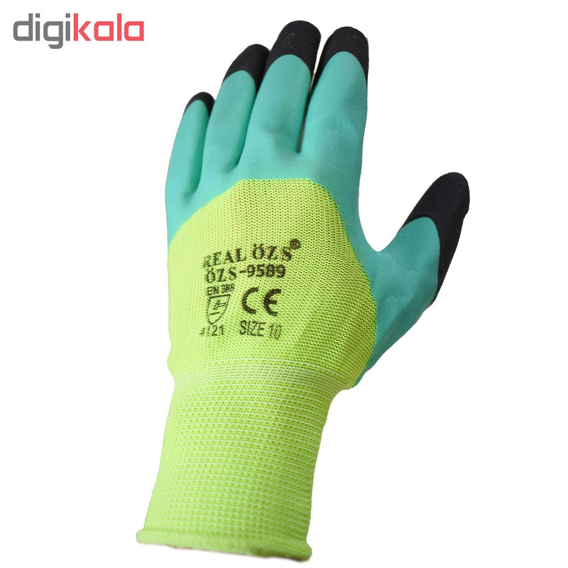 دستکش کار او زد اس کد 9589 بسته 12 عددی
