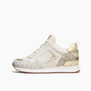 کفش روزمره زنانه مایکل کورس مدل Wilma Two-Tone Logo Sneaker