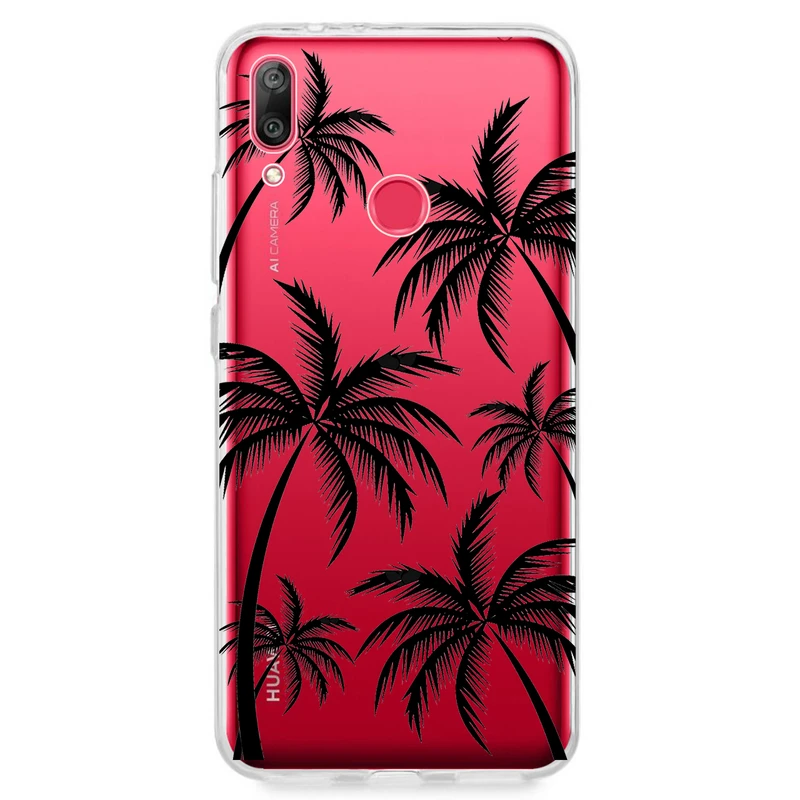 کاور مگافون طرح نخل مدل C52-B مناسب برای گوشی موبایل هوآوی Y7 Prime 2019 / Y7 2019