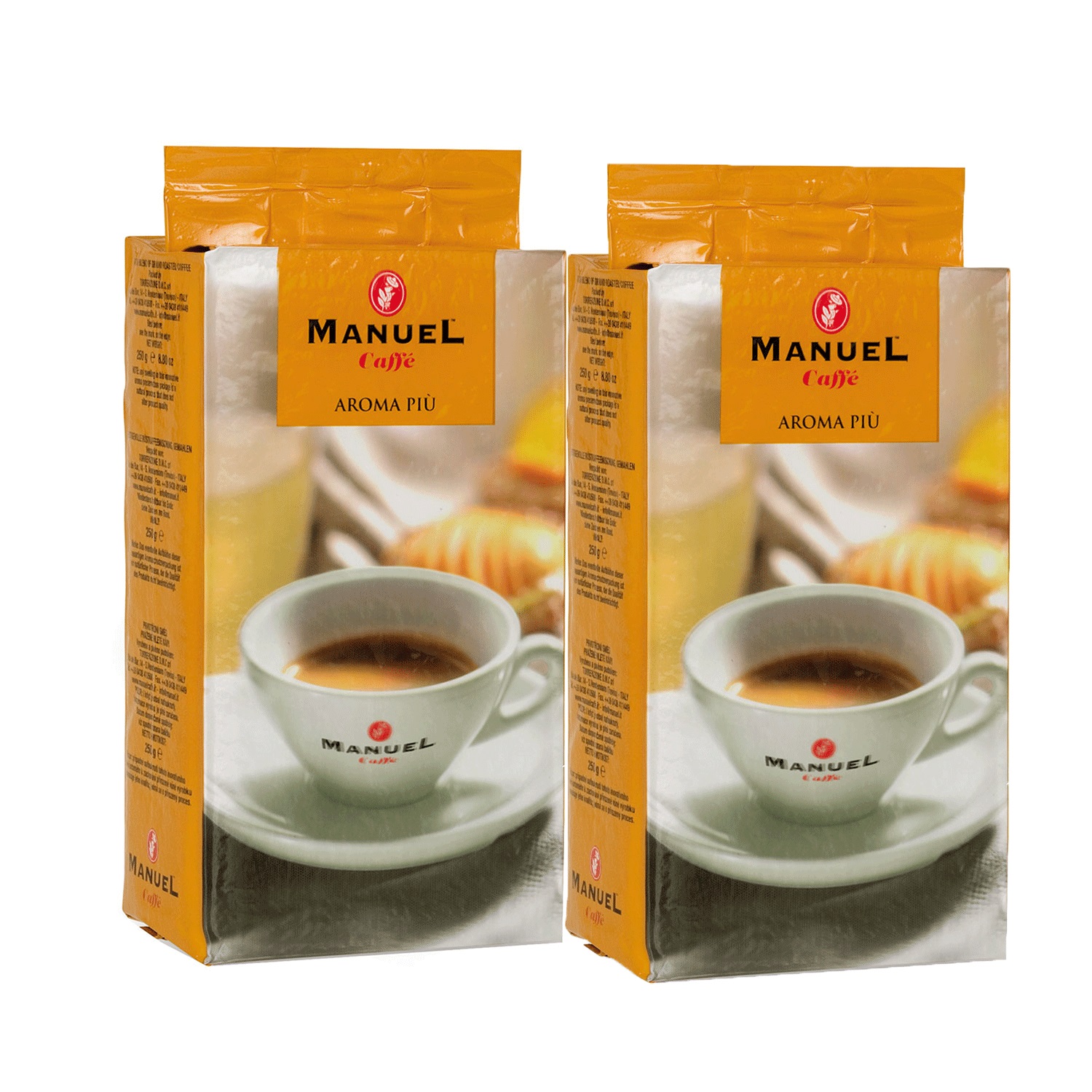 قهوه آسیاب مانوئل کافه مدل aroma piu  بسته 2 عددی