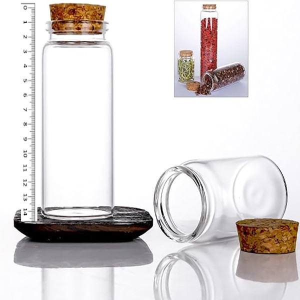 جای ادویه مدل چوب پنبه گرد کد S1-48 مجموعه 48 عددی