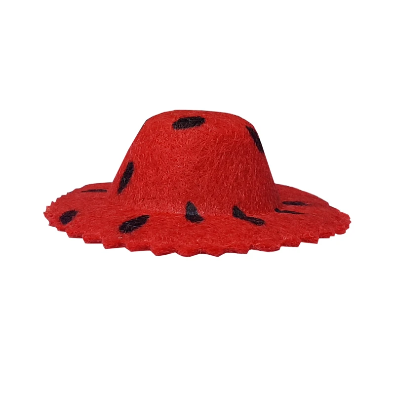 ملزومات عروسک سازی مدل کلاه نمدی طرح یلدا بسته 10 عددی