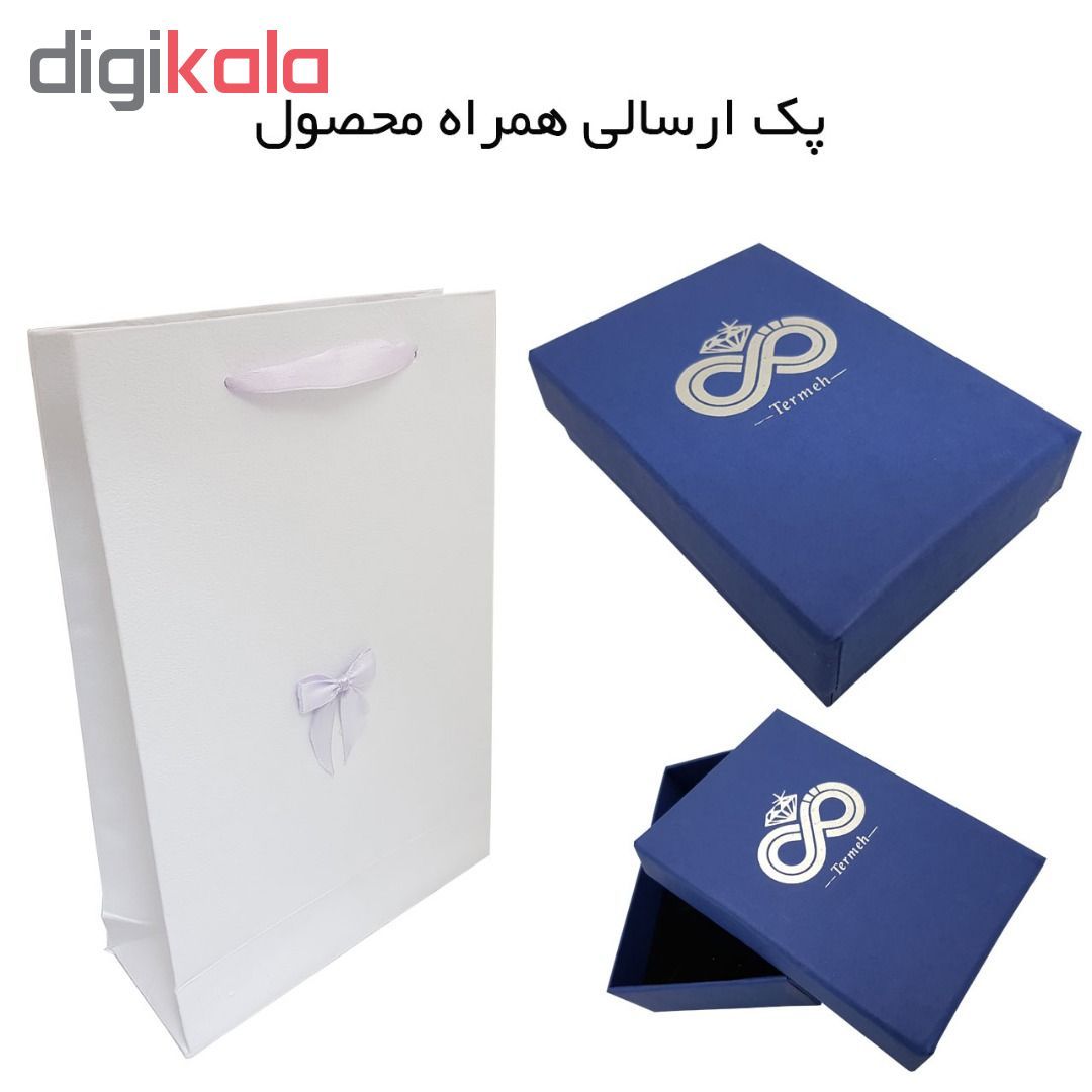 گردنبند نقره ترمه مدل مادر mom baby کد AC34 -  - 5