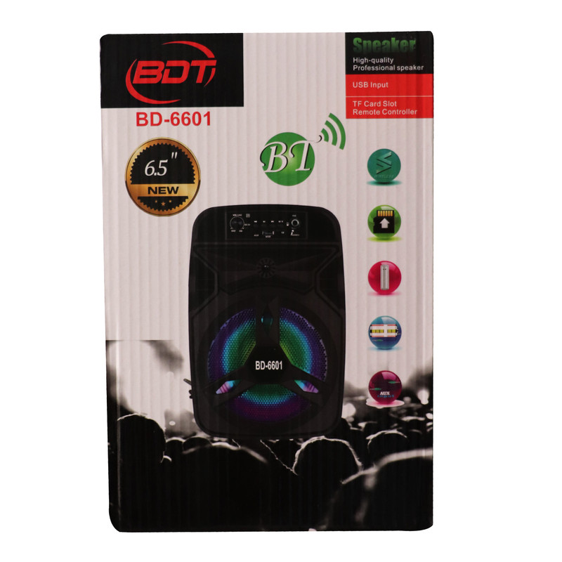 اسپیکر بلوتوثی قابل حمل مدل BD-6601