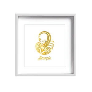 تابلو طلاکوب زرکات طرح ماه تولد آبان مدل Scorpio