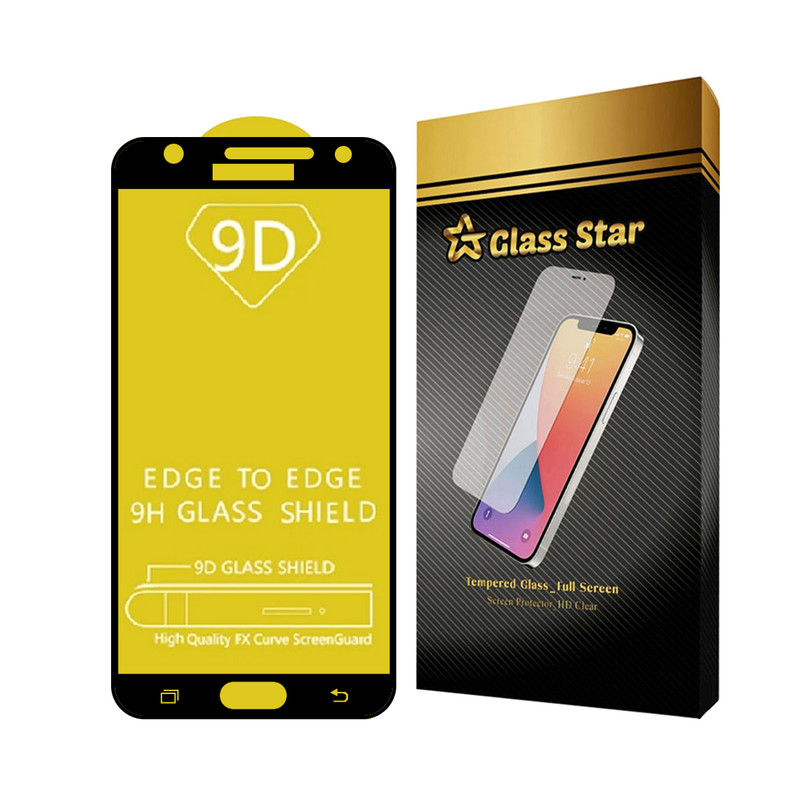 محافظ صفحه نمایش گلس استار مدل FULLGS مناسب برای گوشی موبایل سامسونگ Galaxy J3 2017 / Galaxy J3 Pro