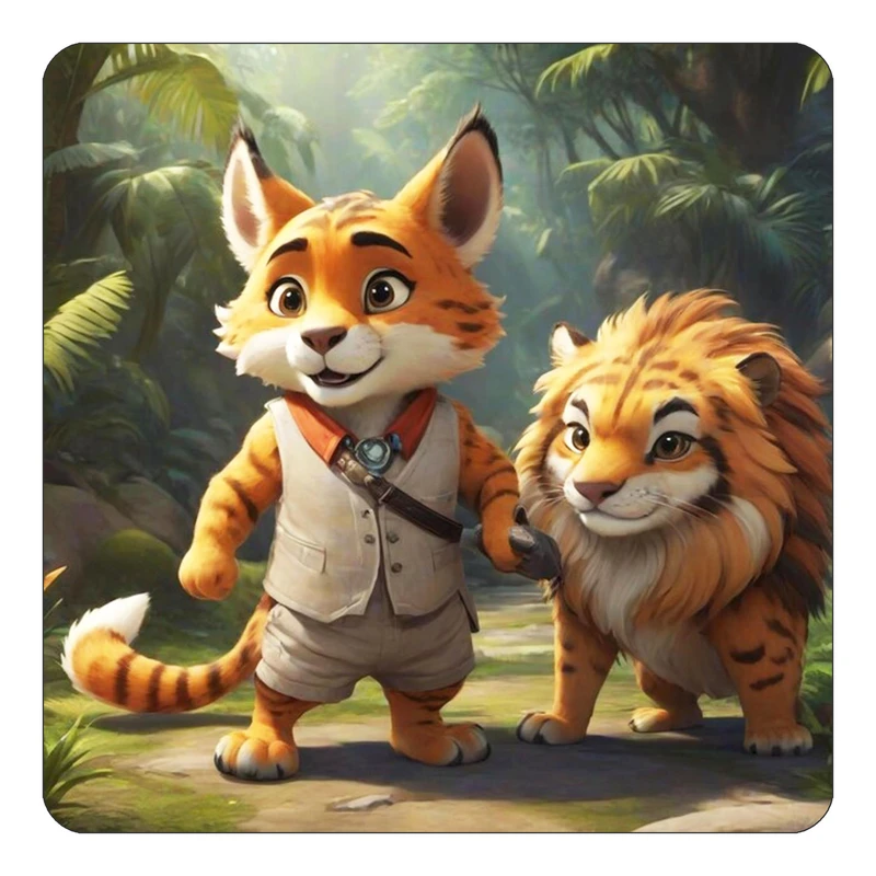 مگنت کاکتی طرح حیوانات کارتونی مدل mp27521