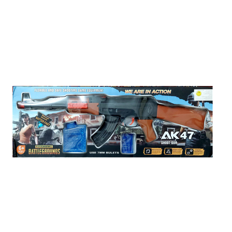 تفنگ بازی مدل AK47 کد A0023 تفنگ بازی مدل AK47 کد A0023