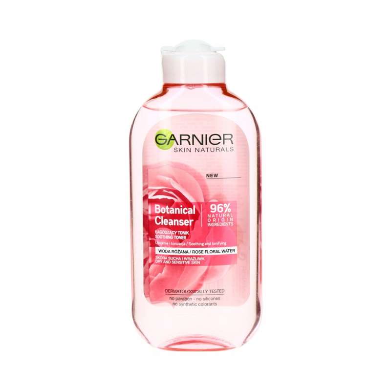 تونر پاک کننده صورت گارنیه مدل Botanical حجم 200 میلی لیتر