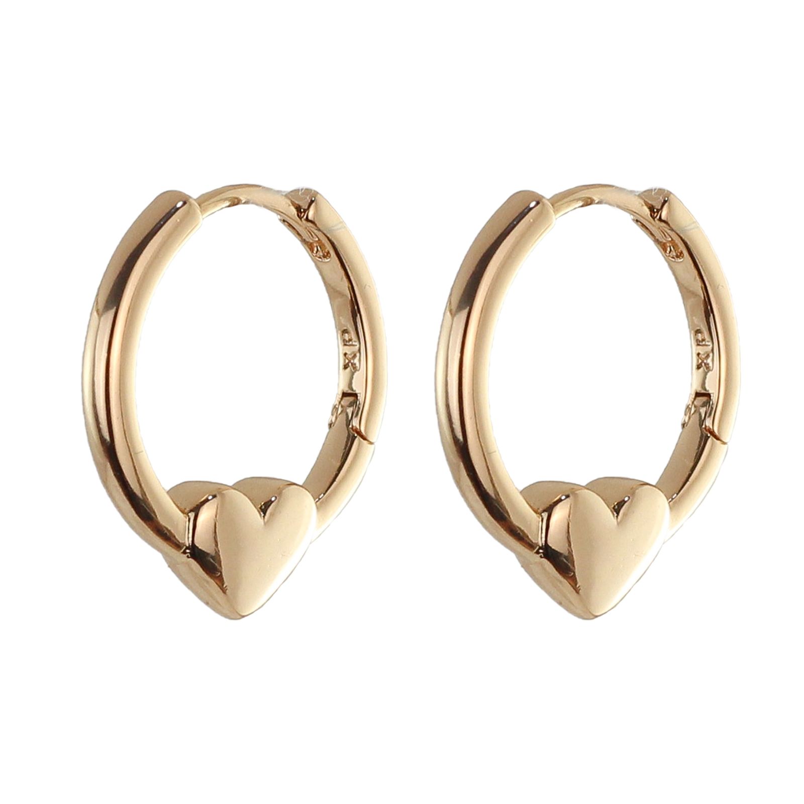 گوشواره زنانه ژوپینگ مدل قلب کد G385 -  - 1