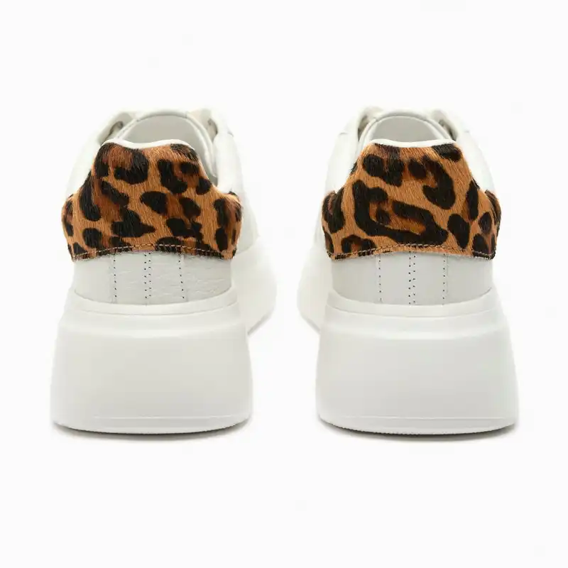 کفش روزمره زنانه مدل Leather trainers_5431110