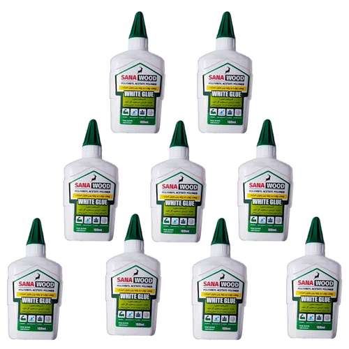 چسب چوب ثناوود مدل SWN9 حجم 100 میلی لیتر بسته  9 عددی