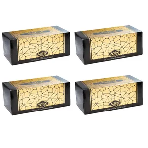 دستمال کاغذی 100 برگ اکتیو مدل نایت طلا بسته 4 عددی