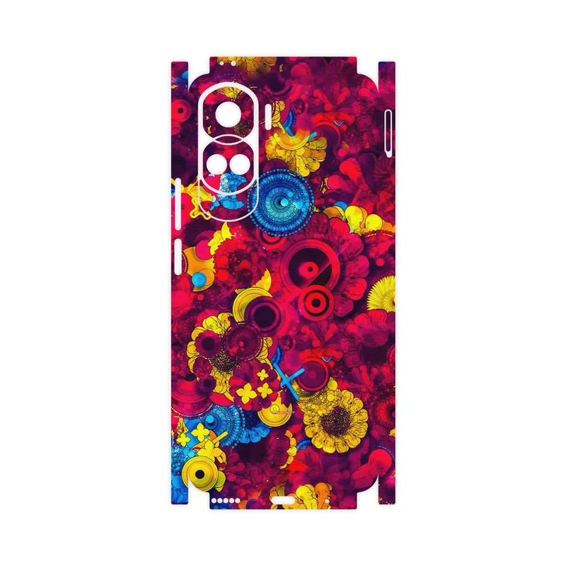 برچسب پوششی ماهوت مدل Vector Flower Garden Digital Art-FullSkin مناسب برای گوشی موبایل آنر 90 Lite