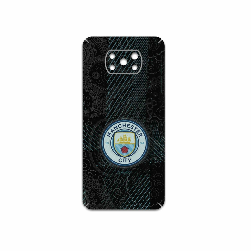 برچسب پوششی ماهوت مدل Manchester-City مناسب برای گوشی موبایل شیائومی Poco X3 Pro