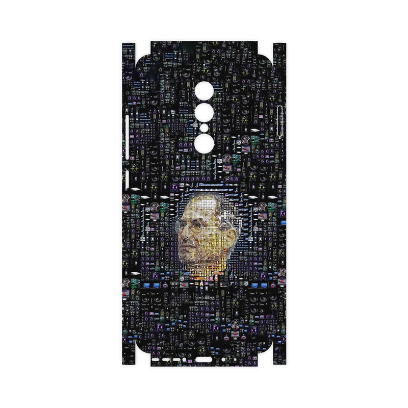 برچسب پوششی ماهوت مدل Collage of Steve Jobs 2-FullSkin مناسب برای گوشی موبایل جی ال ایکس Shahin