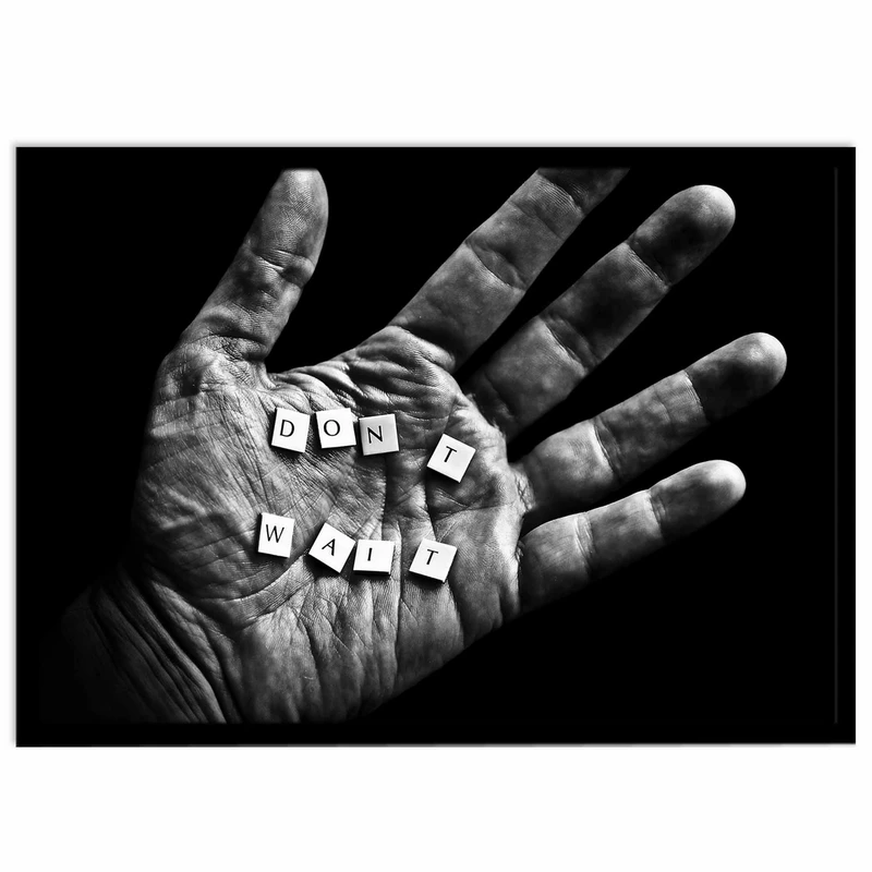 تابلو نوری بکلیت طرح جمله انگیزشی انگلیسی مدل B-15521