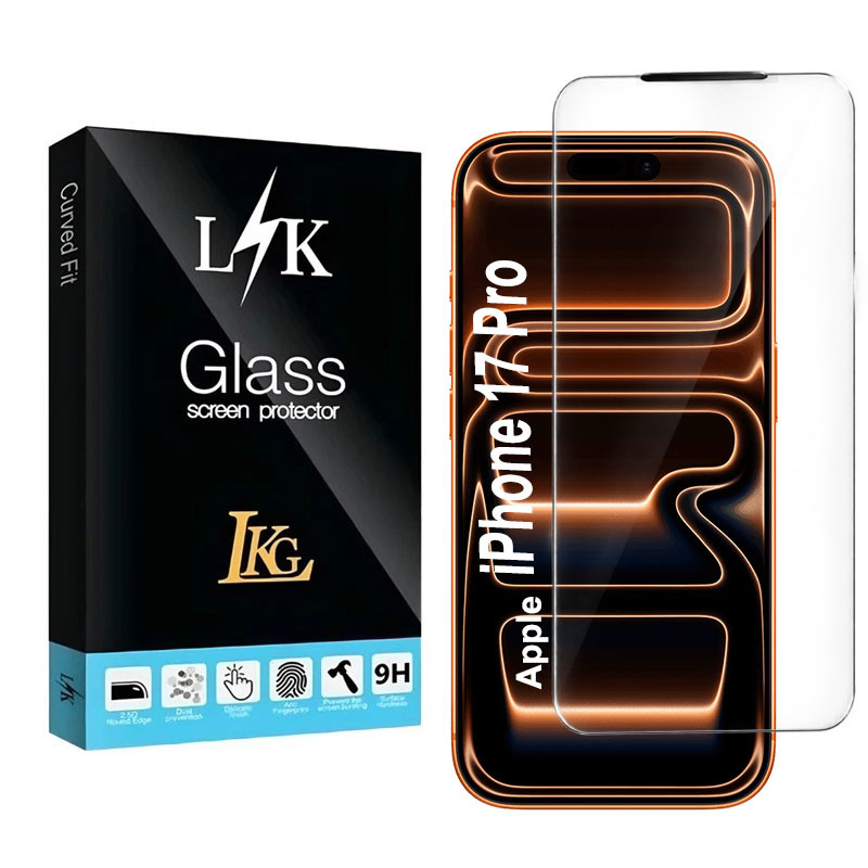 محافظ صفحه نمایش شیشه ای ال کا جی مدل Kusa-LK مناسب برای گوشی موبایل اپل iPhone 17 Pro