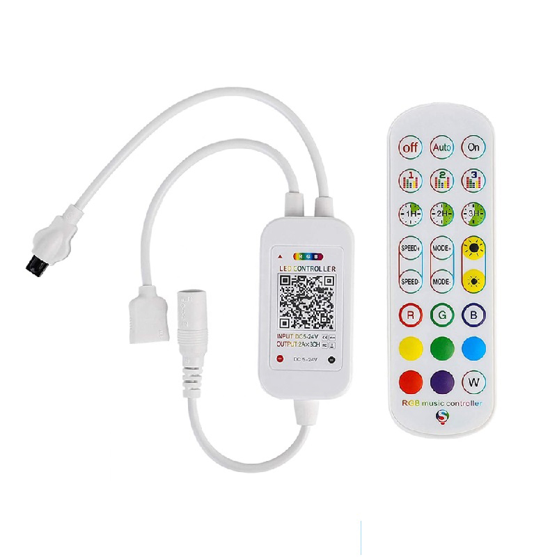 ریموت کنترل هوشمند مدل Wi-Fi 24 keys RGB LED Controller