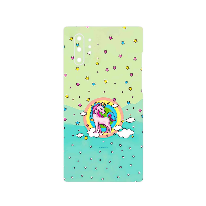 برچسب پوششی ماهوت مدل Rainbow unicorn adventure مناسب برای گوشی موبایل سامسونگ Galaxy Note 10 Plus