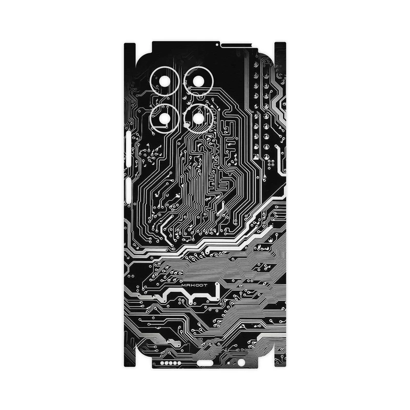 برچسب پوششی ماهوت مدل Black_Printed_Circuit_Board-FullSkin مناسب برای گوشی موبایل آنر X6a