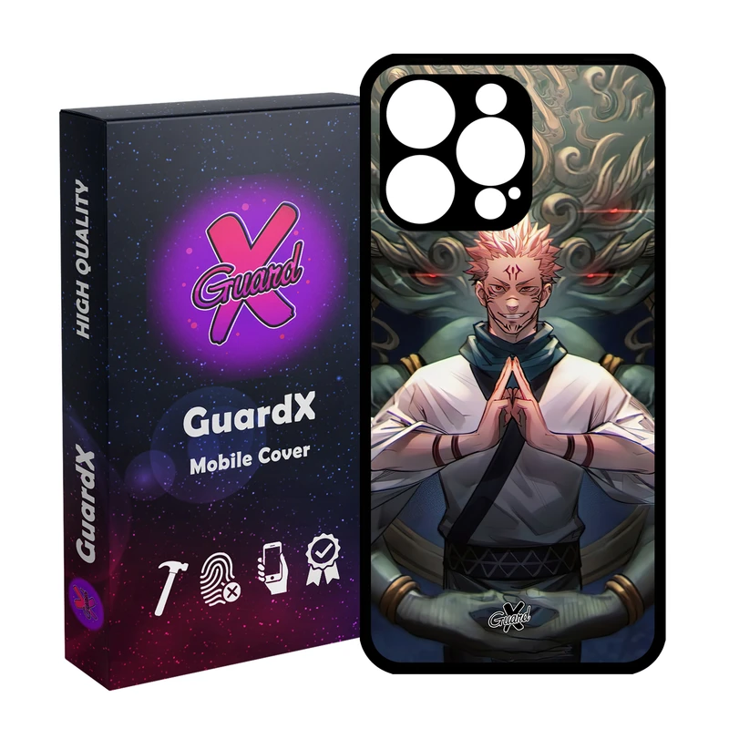 کاور گارد ایکس طرح سوکونا انیمه مدل قاب Glass10570 مناسب برای گوشی موبایل اپل iPhone 15 Pro Max