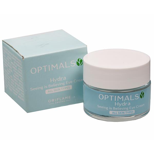 کرم دورچشم اوریفلیم مدل Optimals Hydra حجم 15 میلی لیتر