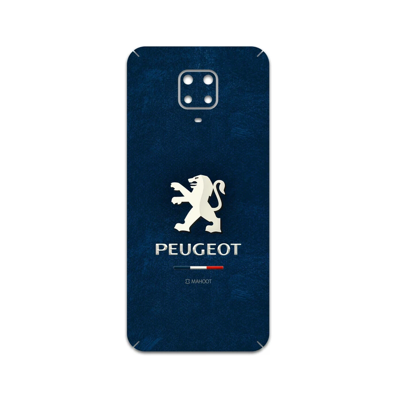 برچسب پوششی ماهوت مدل Peugeot مناسب برای گوشی موبایل شیائومی Redmi Note 9 Pro