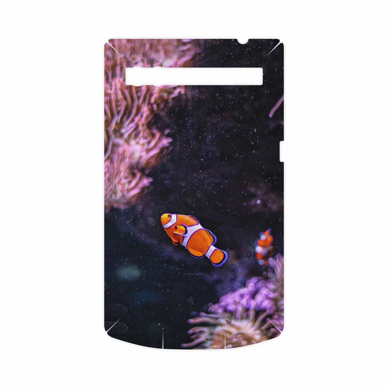 برچسب پوششی ماهوت مدل Clownfish-FullSkin مناسب برای گوشی موبایل بلک بری P9983