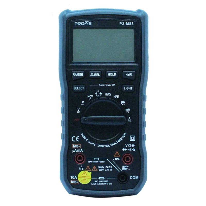 مولتی متر دیجیتال پروتئوس مدل P2-M83