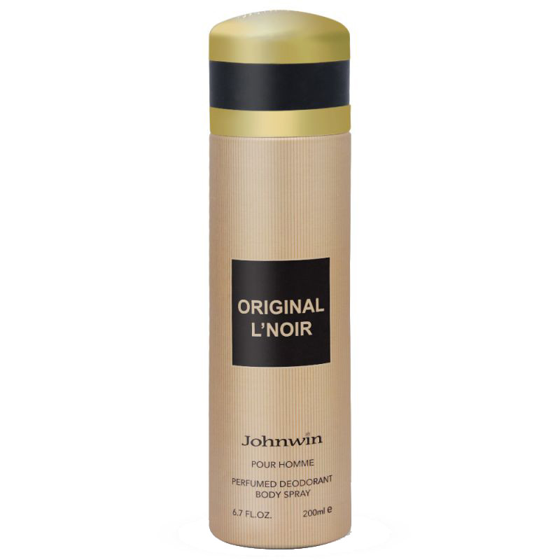 اسپری بدن مردانه جانوین مدل Original Lnoir حجم 200 میلی لیتر اسپری بدن مردانه جانوین مدل Original Lnoir حجم 200 میلی لیتر