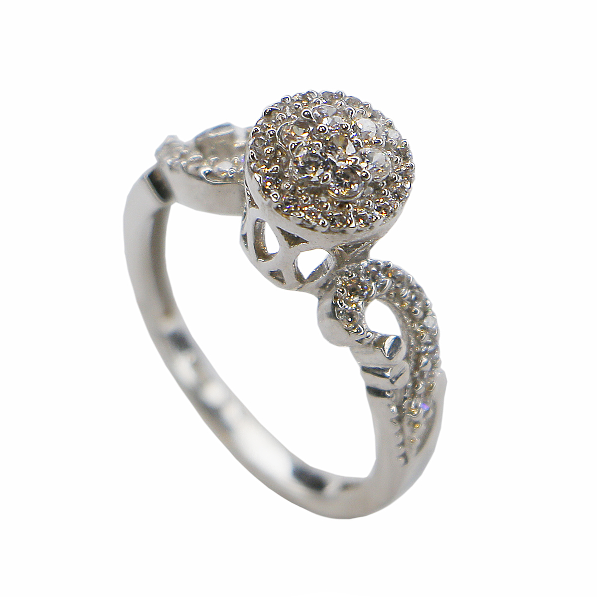 انگشتر نقره زنانه کد RS019