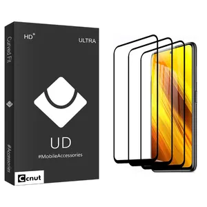 Coconut UD Black Screen Protector For Xiaomi Poco X3 GT Pack Of 3
