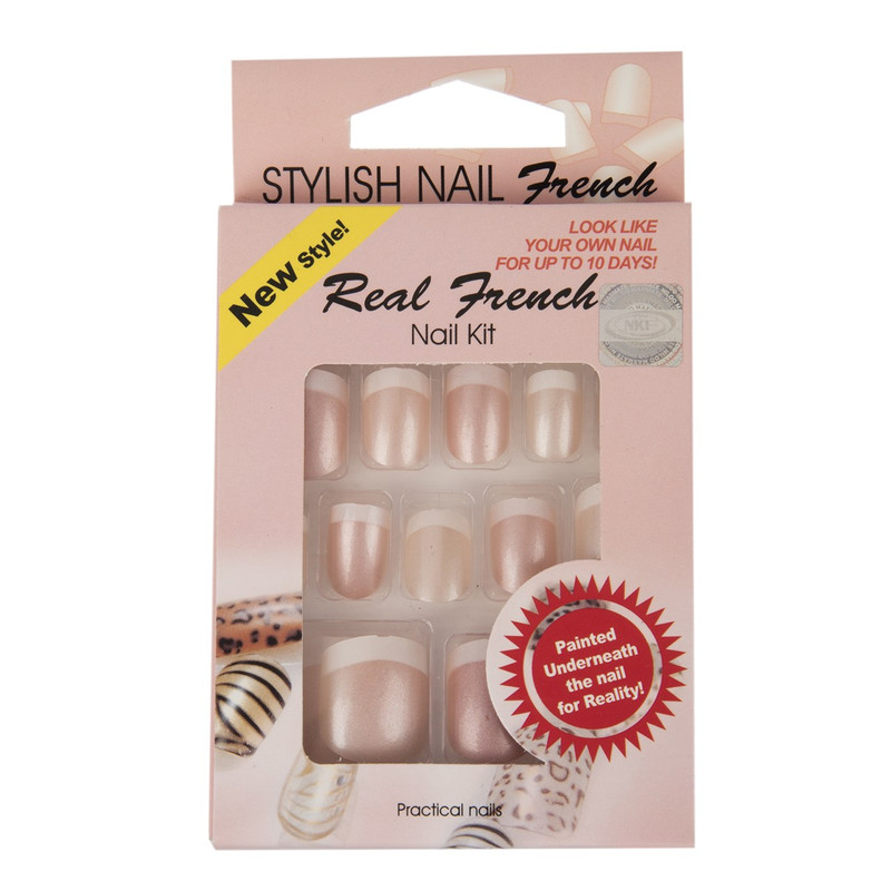 ناخن مصنوعی تریتون سری Real French مدل NDN-1518-5526