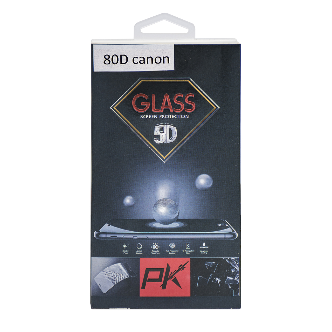 محافظ صفحه نمایش دوربین پی کی مدل P80D مناسب برای کانن 80D
