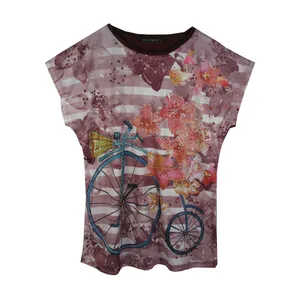 تی شرت آستین کوتاه زنانه مدل bay ze