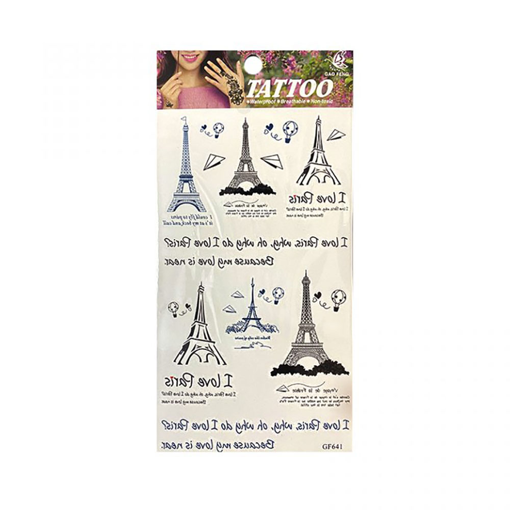تتو موقت مدل GF641