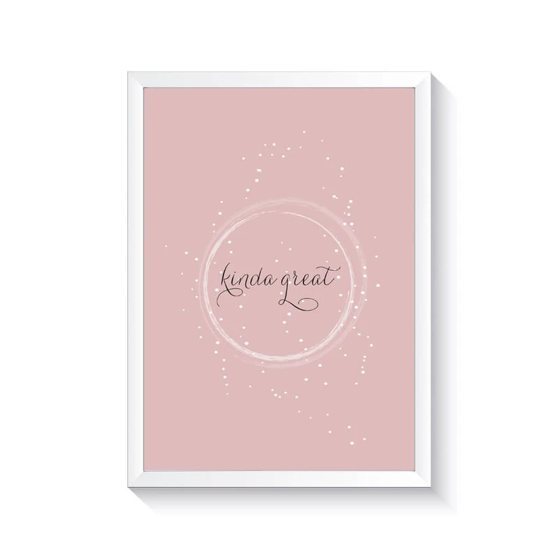 تابلو وینا مدل Kinda Great