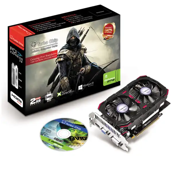 کارت گرافیک توربو چیپ مدل TYPHOON GT740-2GB-DDR5
