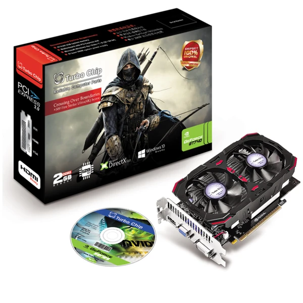 عکس شماره 3 : کارت گرافیک توربو چیپ مدل typhoon gt740-2gb-ddr5