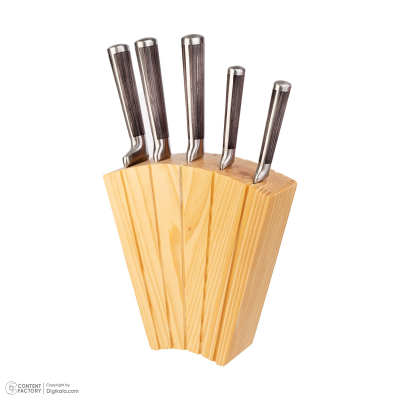 سرویس چاقو 6 پارچه جی ام زد مدل kwb-28