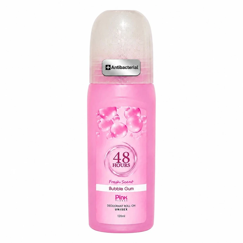 رول دئودورانت زنانه و مردانه پینک ویژوآل مدل Bubble Gum حجم 120 میلی‌لیتر