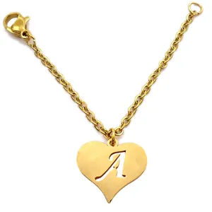 آویز ساعت آی جواهر طرح حرف A کد 11686AV