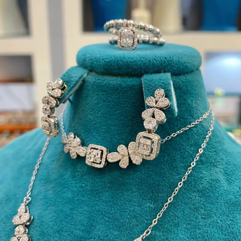 سرویس نقره زنانه مدل دستساز با روکش رادیوم 436-1