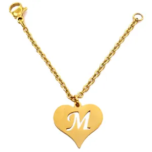 آویز ساعت آی جواهر طرح حرف M کد 11686AV