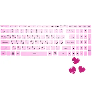 برچسب کیبورد رسنا طرح pink world